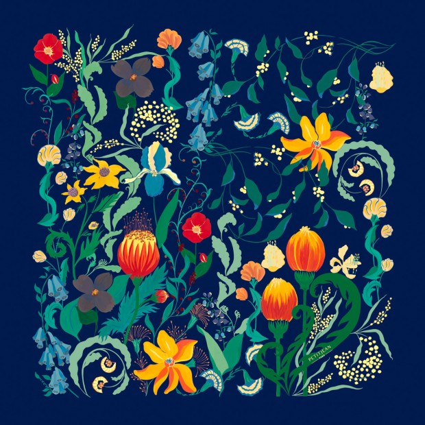 PETITJEAN šilko skara 